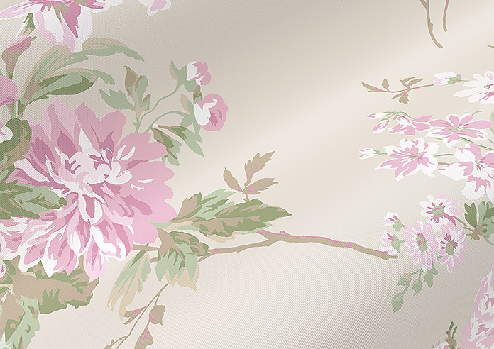 Shabby Chic by Rachel Ashwell Rose Chintz (Blackout), Pink - Twist&Fit Roller Blind - Image 4